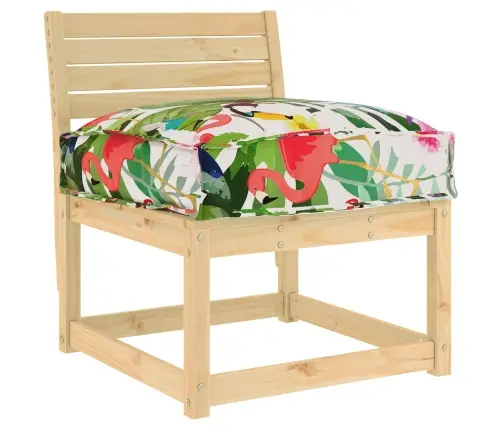 Pallet Spilvens Sēdeklim Tropiskie Džungļi 60X40X8 Cm Oxford Audums Vidaxl