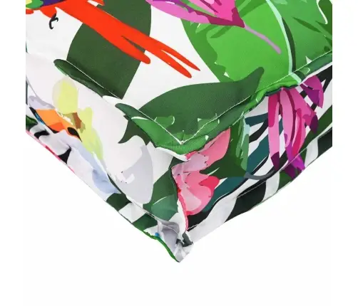 Pallet Pagalvė Gėlių Tropinė Džiunglė 180 X 40 X 8 Cm