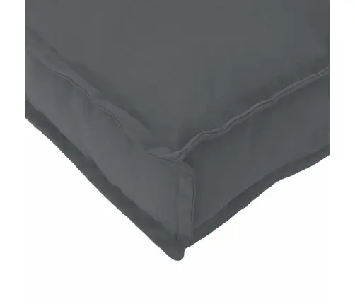 Koka Paletes Spilvens Antracīts 200 X 40 X 8 Cm Vidaxl