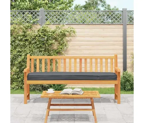 Koka Paletes Spilvens Antracīts 200 X 40 X 8 Cm Vidaxl