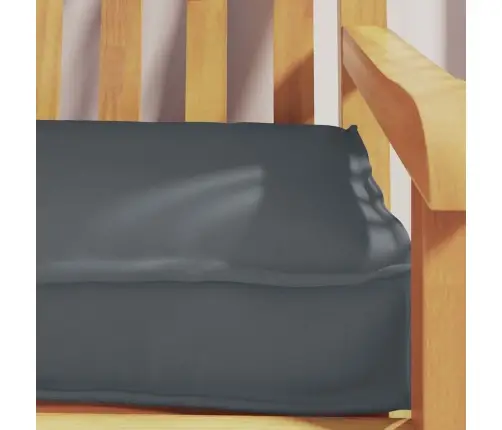 Koka Paletes Spilvens Antracīts 200 X 40 X 8 Cm Vidaxl