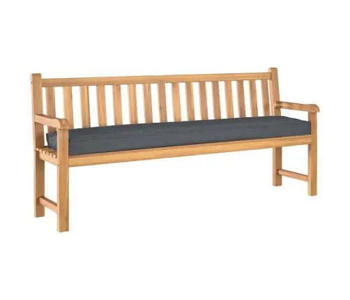 Koka Paletes Spilvens Antracīts 200 X 40 X 8 Cm Vidaxl