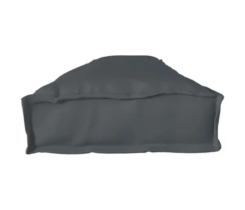 Koka Paletes Spilvens Antracīts 200 X 40 X 8 Cm Vidaxl