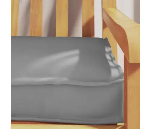 Koka Paletes Spilvens Pelēka 200 X 40 X 8 Cm Oksforda Audums Vidaxl