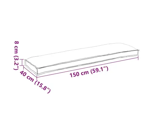 Paletes Spilveni Sola 2 Gabali Melns 120X40X8 Cm Oxford Audums Vidaxl