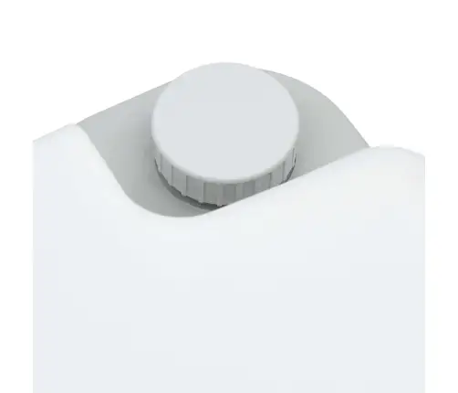 Pārnēsājamā Tualete, Pelēka Un Balta, 10 L Vidaxl