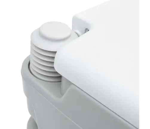 Pārnēsājamā Tualete, Pelēka Un Balta, 10 L Vidaxl