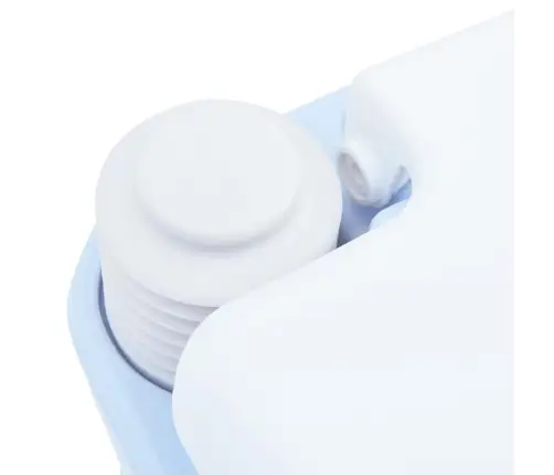 Pārvietojamā Tualetes Gaisma, Zila Un Balta, Plastmasa, 20 L Vidaxl