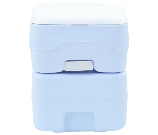 Pārvietojamā Tualetes Gaisma, Zila Un Balta, Plastmasa, 20 L Vidaxl