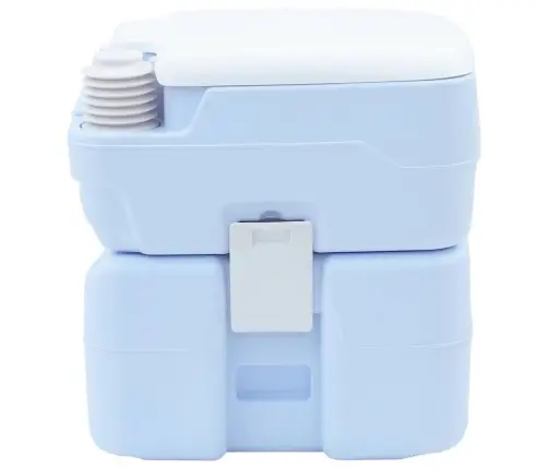 Pārvietojamā Tualetes Gaisma, Zila Un Balta, Plastmasa, 20 L Vidaxl