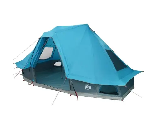 Ģimenes Telts Tipi Zila 6-Personu Ūdensizturīga Vidaxl