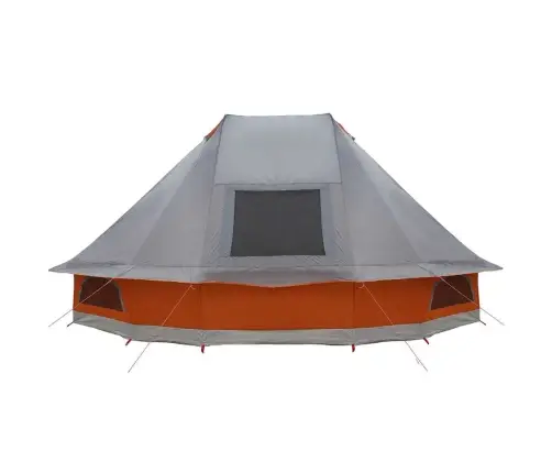 Ģimenes Namiņš Tipi Pelēks Un Apelsīns 6 Cilvēkiem Ūdensnecaurlaidīgs Vidaxl