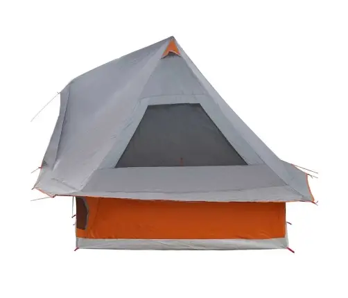 Ģimenes Namiņš Tipi Pelēks Un Apelsīns 6 Cilvēkiem Ūdensnecaurlaidīgs Vidaxl