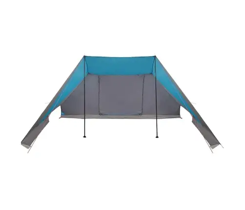 Ģimenes Telts Ar Paplašinātu Pārklāju - Zila - 12-Personu Ūdensnecaurlaidīga Vidaxl