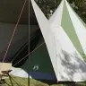 Ģimenes Telts Tipi Zaļa 12 Personām Ūdensizturīga Vidaxl