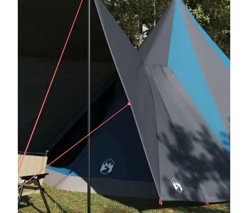 Ģimenes Telts Tipi Zils 12-Cilvēku Ūdensnecaurlaidīga Vidaxl