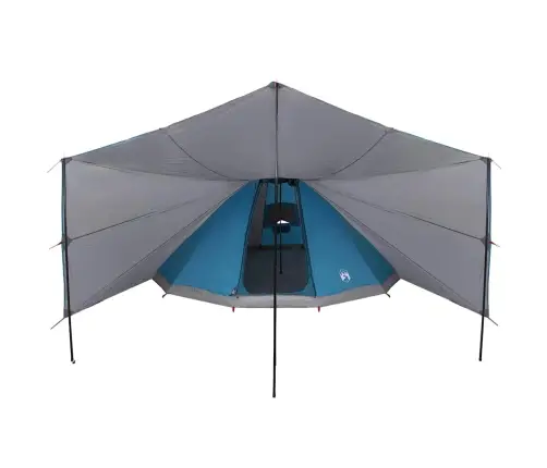 Ģimenes Telts Tipi Zils 12-Cilvēku Ūdensnecaurlaidīga Vidaxl