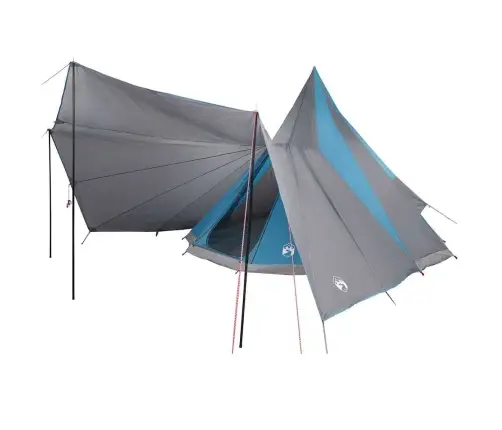 Ģimenes Telts Tipi Zils 12-Cilvēku Ūdensnecaurlaidīga Vidaxl