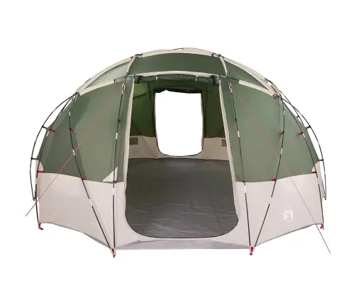 Telts Ar Jumtu Ar Gaisa Ventilāciju Zaļa Lieli Vidaxl