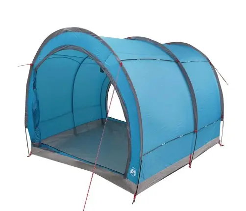 Velosipēdu Uzglabāšanas Telts Ar Jumtu Zila 256 X 222 X 182 Cm Vidaxl