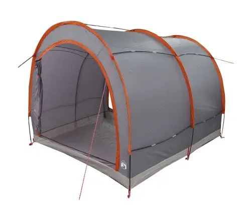 Rattahoidla Telk Katusega Hall Ja Oranž 256 X 222 X 182 Cm