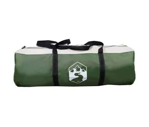 Palapinė Su Stogu Žalia 268 X 240 X 191 Cm Poliesteris