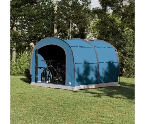 Telts Ar Jumtu Ar Gaisa Ventilāciju Zila 268 X 240 X 191 Cm Vidaxl