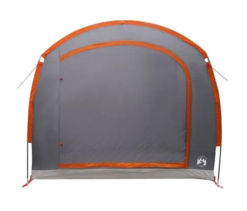 Telts Ar Jumtu Ar Gaisa Ventilāciju Pelēka Ar Oranžu 268 X 240 X 191 Cm Vidaxl