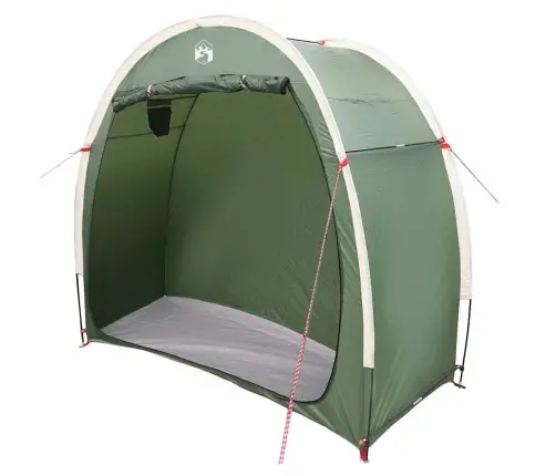 Aizmugures Uzglabāšanas Telts Ar Jumtu Zaļa 210 X 90 X 174 Cm Vidaxl