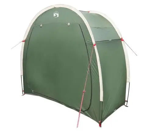Aizmugures Uzglabāšanas Telts Ar Jumtu Zaļa 210 X 90 X 174 Cm Vidaxl