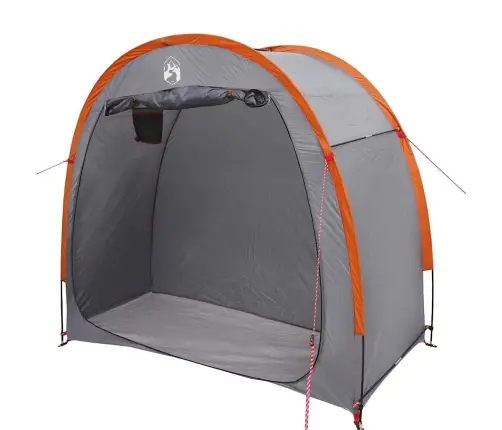 Rattahoidla Telk Katusega Hall Ja Oranž 210 X 90 X 174 Cm