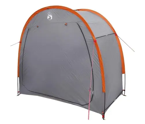 Rattahoidla Telk Katusega Hall Ja Oranž 210 X 90 X 174 Cm