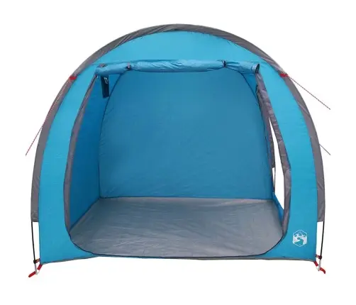 Velosipēdu Uzglabāšanas Telts Ar Jumtu Ar Uzglabāšanu Ar Gaisa Ventilāciju Zila Vidaxl