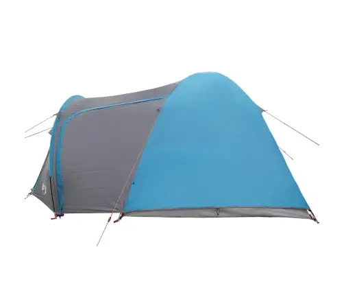 Kupola Telts Ar Jumtu Ar Uzglabāšanu Ar Gaisa Ventilāciju Zila 384 X 254 X 170 Cm Vidaxl