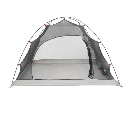 Palapinė Su Stogu Su Saugykla Pilka Ir Juoda 236 X 150 X 136 Cm