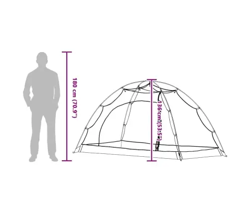 Palapinė Su Stogu Su Saugykla Pilka Ir Juoda 236 X 150 X 136 Cm