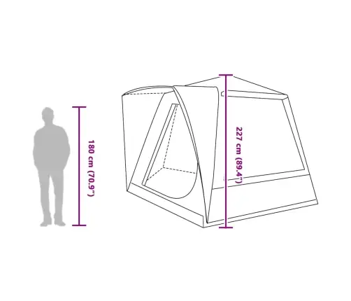 Telkimise Telk Hall Ja Oranž Hall Ja Oranž 420 X 420 X 227 Cm