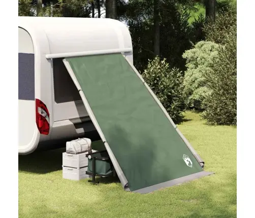 Telts Ar Jumtu Cits Ar Gaisa Ventilāciju Zaļš Un Melns 190 X 150 X 185 Cm Vidaxl