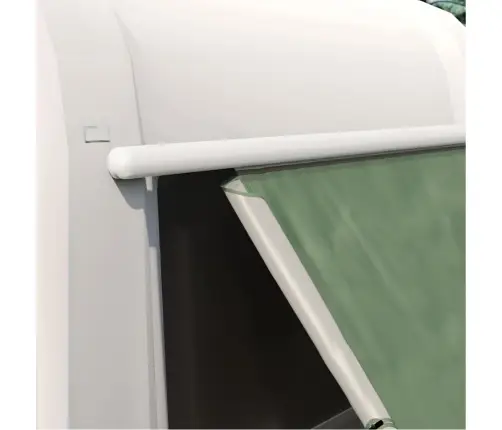 Telts Ar Jumtu Cits Ar Gaisa Ventilāciju Zaļš Un Melns 190 X 150 X 185 Cm Vidaxl