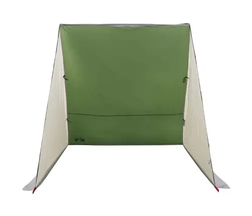 Telts Ar Jumtu Cits Ar Gaisa Ventilāciju Zaļš Un Melns 190 X 150 X 185 Cm Vidaxl