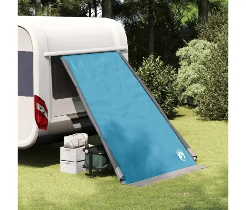 Telts Ar Jumtu Cits Ar Gaisa Ventilāciju Zils Un Melns 190 X 150 X 185 Cm Vidaxl