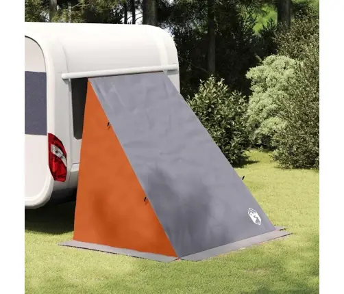 Bagažinės Palapinė Pilka Ir Oranžinė 190 X 150 X 185 Cm Tafta