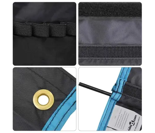 Säilituskott Ladustamisega Must Ja Sinine 91 X 47.5 Cm Oxford