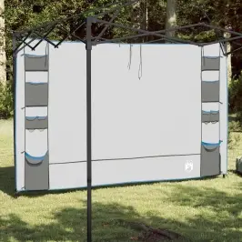 Karājošais Telts Organizators Pelēka 320 X 182 Cm Vidaxl