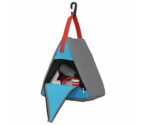 Laikymo Maišelis Pilka Mėlyna Raudona 24 X 16 X 24 Cm Oksfordas