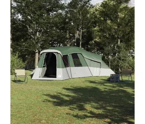 Telts Zaļa 6 Personām Poliesters Vidaxl