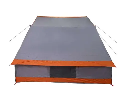 Telts Pelēka Ar Oranžu 282 X 225 X 154 Cm Vidaxl