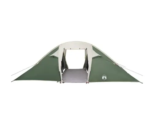 Telts Ar Jumtu Cits Ar Gaisa Ventilāciju Zaļš Un Melns 510 X 240 X 156 Cm Vidaxl