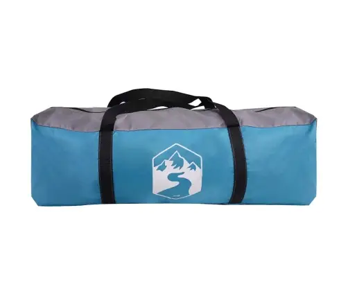 Telts Ar Jumtu Cits Ar Gaisa Ventilāciju Zils Un Melns 510 X 240 X 156 Cm Vidaxl