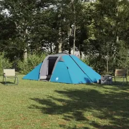 Tuneļa Telts Ar Jumtu Zila 510 X 240 X 156 Cm Tafta Vidaxl